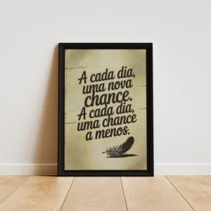 A cada dia uma nova chance
