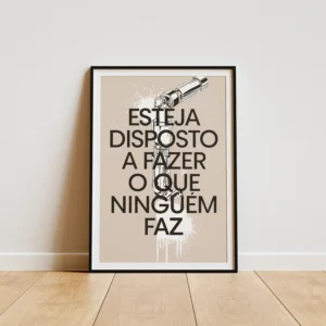 Esteja disposto