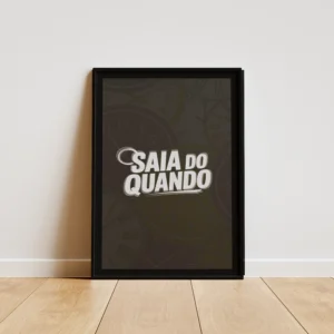 Saia do "quando"